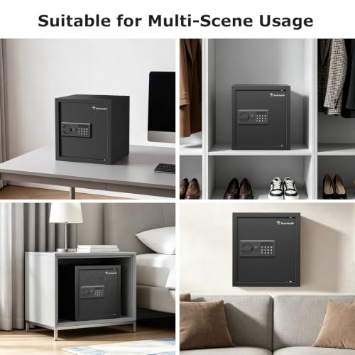 Bonsaii Security Safe Box With Keypad Lock 1.2 Cu.Ft for Cash Jewelry Home - size: 1.2 cu.ft.