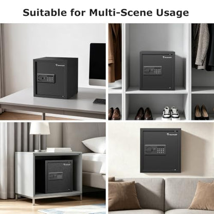 Bonsaii Security Safe Box With Keypad Lock 1.2 Cu.Ft for Cash Jewelry Home - size: 1.2 cu.ft.