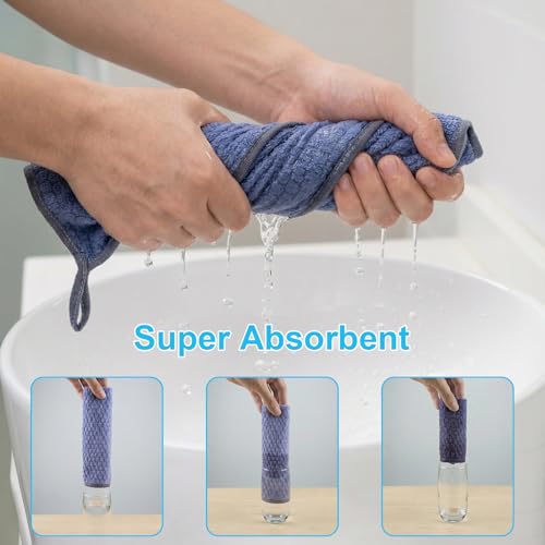 Microfiber Cleaning Cloths 12" x 12": 10pcs Reusable lint-Free Rags