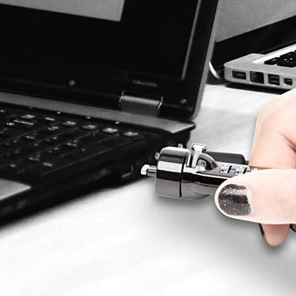 Laptop Cable Lock 4 Digital Combination Lock Security Computer Cable Lock Anti Theft Combination Lock Compatible for Tablet Laptop (2 Packs) - size: 2 Packs