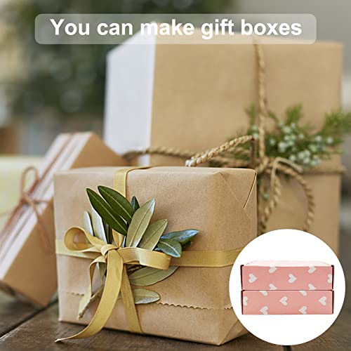 Green Recyclable Cardboard Small Gift Mailer Boxes for Shipping Packaging Craft Mother's Day Gifts Giving Products (Pink, 7.2 x 5.2 x 2 Inch) - color: Pink, size: 7.2 x 5.2 x 2 Inch
