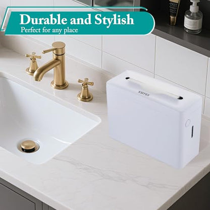 Paper Towel Dispenser Countertop,Non-Slip Base,White-S - color: White-s