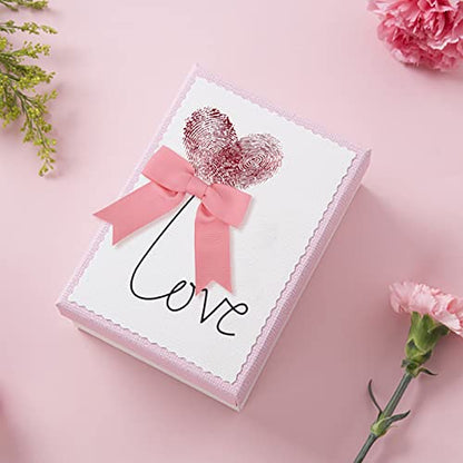 Meseey 50 Pcs 3 Inches Grosgrain Ribbon Twist Tie Bows Dusty Rose Pretied Premade Craft Bows for Treat Bags Gift Wrapping Basket Wedding Baby Shower Brithday Christmas Party (Dusty Rose) - color: Dusty Rose