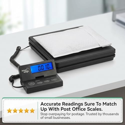 Smart Weigh Shipping & Postal Scale, 110 lb (50 kg) x 0.1 oz, Wall-Mount - color: 110 lbs
