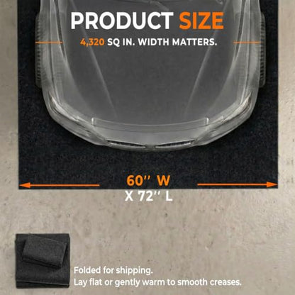 Golener Oil Spill Mat, Oil Change Mat, Oil Drip Mat for Under Car, 60"x72" - size: 60" x 72"