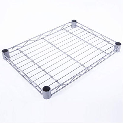 4-Tier Adjustable Storage Shelves Unit,Wire Shelving Units Metal Storage Rack, for Pantry, Garage, Kitchen,13.7Wx9.8Dx31.5H Inchs,Silver
