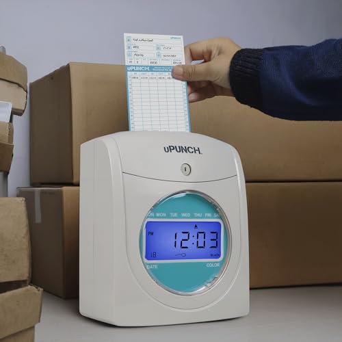 uPunch 100 Time Cards for FN1000 AutoAlign Time Clock