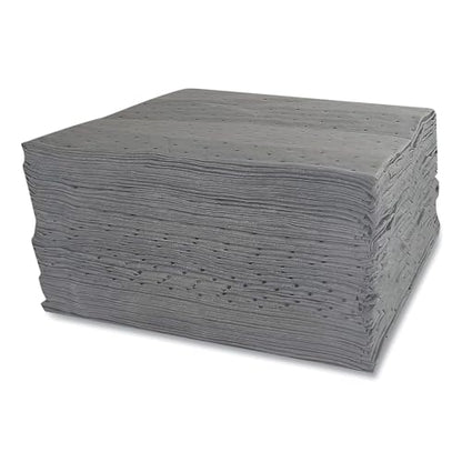 TaskBrand AS-INB-P 15-Inch by 18-Inch Universal Grey AllSorb Melt Blown Industrial Sorbent Pad (100 Pads per Case)