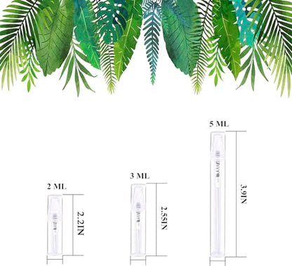 Mini Spray Bottles 70PCS 5ML Clear Plastic Empty Sample Containers Fine Mist Perfume Travel Refillable Spray Bottle Perfume Atomizer Small Travel Size Spray Bottle for Cleaning, Essential Oils - size: 5ml 70 Pcs
