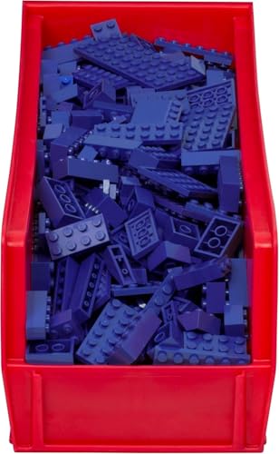 Akro-Mils 30234 AkroBins Plastic Storage Bins, 15"x5"x5", Red, 12-Pack - color: Red