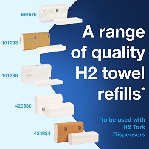Tork Xpress Paper Towel Dispenser, H2/H23 Multifold Compatible, 302020 - color: White