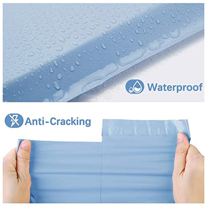 Metronic Large Poly Mailers 19x24 50PC Thick Shipping Bags, Light Blue - color: Light Blue, size: 19x24 50PC