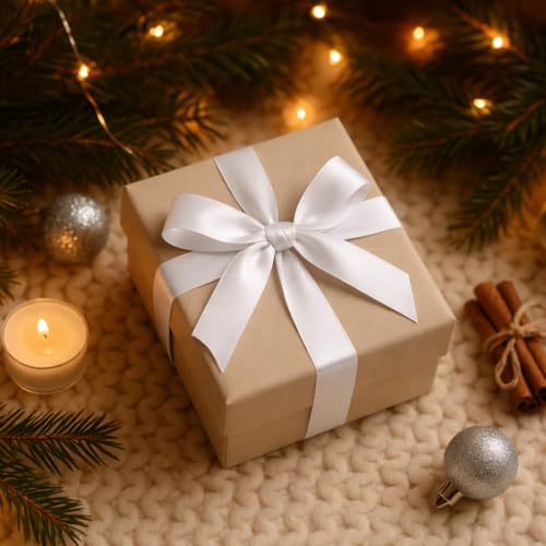 White Satin Ribbon 1-1/2 Inch x 36 Yards for Weddings Hair Bows & Gift Wrap - color: White