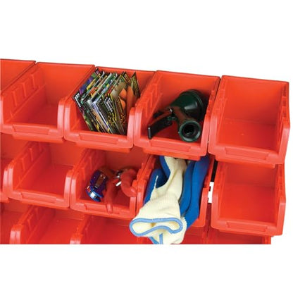 Performance Tool W5186 15-Bin Table Top Storage Organizer Rack - style: 15-Bin Table Top Storage Rack
