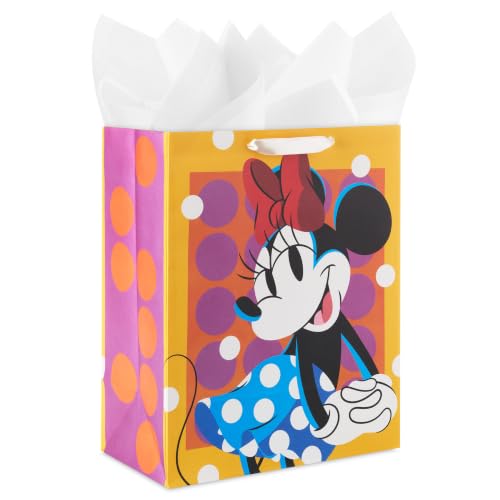 Birthday Hallmark Disney 13" Large Gift Bag with Tissue (Minnie Mouse) - style: Minnie Mouse