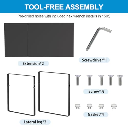 Expandable Cabinet Shelf Organizer, 11 Inch Deep, Black, 1 Pack - color: Black, size: 11" Deep | 1-Pack