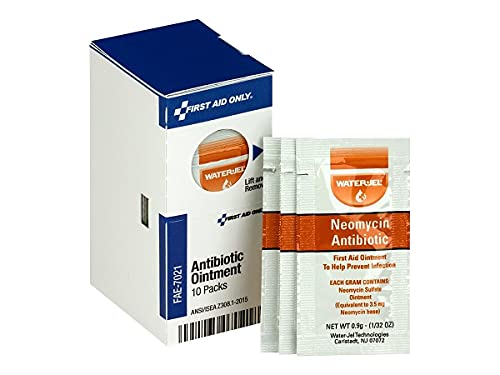 First Aid Only FAE-7021 SmartCompliance Refill Antibiotic Ointment Packets, 10 Count