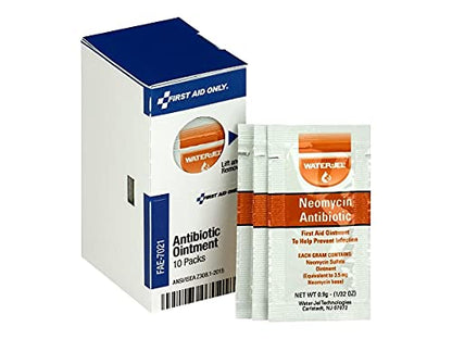 First Aid Only FAE-7021 SmartCompliance Refill Antibiotic Ointment Packets, 10 Count