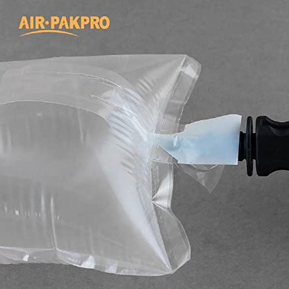 100 Pack,Free Hand Pump AIR PAKPRO 3.5x5.9inch Clear Plastic Inflatable Air Packaging Bags Air Pillows Air Cushions Buffer Bags Void Fill Cushioning for Shipping and Packaging,VFC0915 - color: 3.5x5.9inch