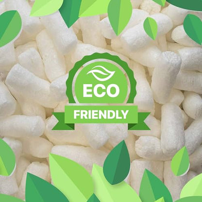 Yens 0.6 cubic ft Packing Peanuts Biodegradable Popcorn for Moving, Shipping, Packaging 100% RECYCLEABLE (0.6 cubic ft) - size: 0.6 Ounce (Pack of 1)