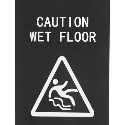 2Pcs Stainless Steel Wet Floor Sign, 24in Caution Wet Floor Signs
