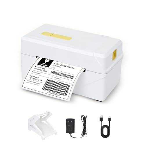 Bluetooth Thermal Shipping Label Printer, Wireless 3x5 Portable Thermal Printer for Small Business, Support iOS, Android, Windows, Mac, Widely