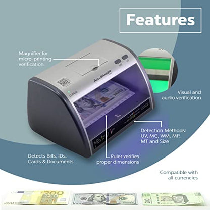 AccuBANKER LED430 Cash and Card Detector with AccuSTAND - style: Stand Bundle