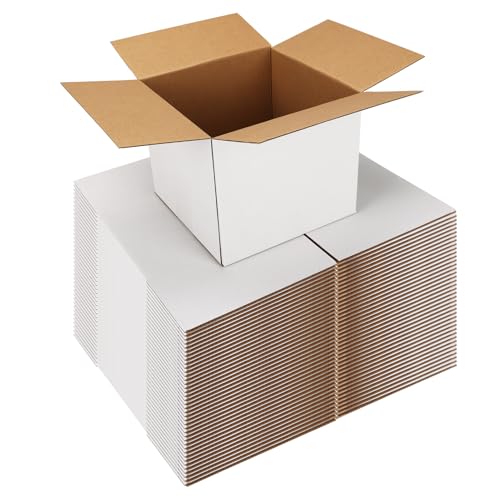 40 Pack Small Shipping Boxes 7X7X6 Inches - size: 7x7x6