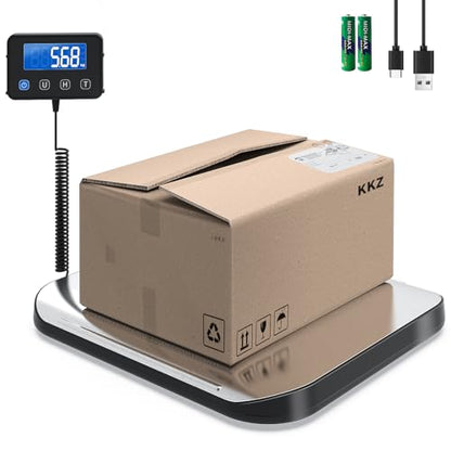 KKZ Shipping Scale, 440 LB Heavy Duty Postal Scale for Packages