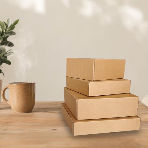 11x11x2 inch Shipping Boxes 20 Pack, Brown Corrugated Cardboard Mailer Box - size: 11" x 11" x 2"