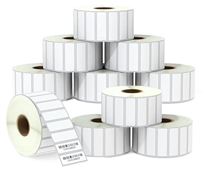 BETCKEY - 1.5" x 0.5" (38 mm x 13 mm) Thermal Labels, [10 Roll/23500 Labels] - color: 10-rolls (23500 Labels)