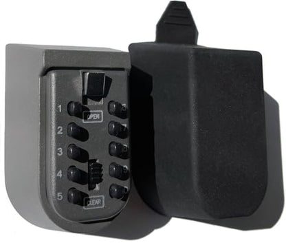 Key Lock Box for Outside Wall Mount, Waterproof Spare Key Storage Box, 10-digits Combination Lockbox Push Button Key Keeper Box for Home Indoor & Outdoor Realtors Landlord Property Management