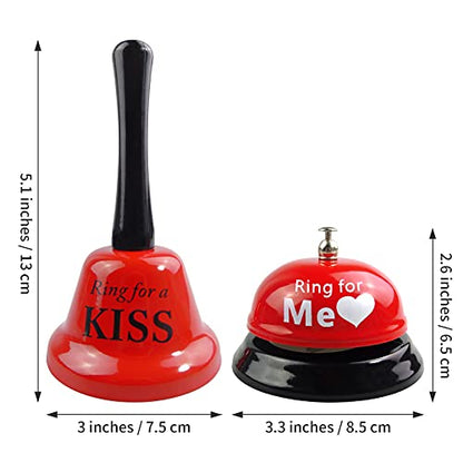 2 Packs Hand Bell Service Bell Ring Bells Desk Bells Handbells