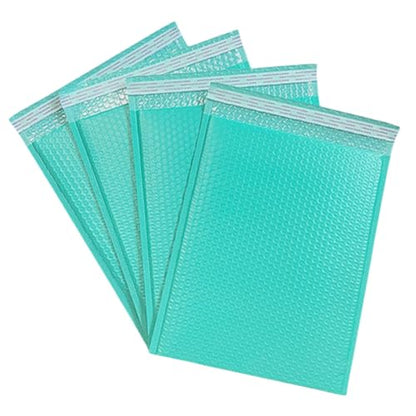 Bubble Mailers 4x6 Inch 50 Pack Small Padded Envelopes Bags (Teal) - color: Teal, size: 4X6 Inches
