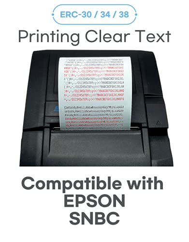 Bixolon (RRC-201BR-16) ERC-30, 16-Pack KD02-00057A Black and Red Ribbon Cartridge ink Compatible with SNBC SRP-275 & SRP-270 (GRC-220BR)