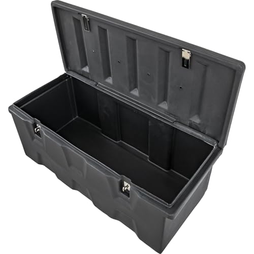 Buyers Products 1712240 All-Purpose Poly Storage Chest, 6.3 cu ft, Black - size: 44.38" L x 19" W x 17.5" H