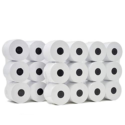 2 1/4 in x 150 ft Calculator Paper Rolls (50 Rolls – 55 GSM) 2.25" x 150' Adding Machine Tape 1-Ply Bond Receipt Paper for El-1750 1801 P23 XE A155 A152 A150 A130 ERC 340 380 322 ER 250 220