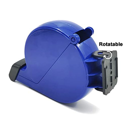 Blue Ticket Dispenser Take A Number System Ticket Machine for Counter Queue System with 5 Rolls 3-Digit Take a Number Ticket Rolls