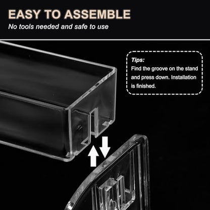 SUTOKAKA 3-Tier Acrylic Nail Polish Organizer Stand for Perfume & Cosmetic