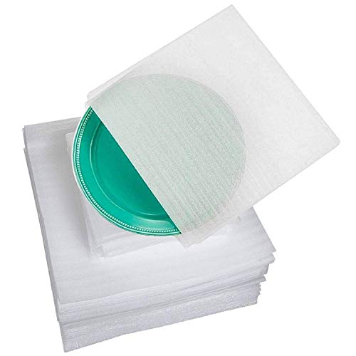 Lainrrew 60 Pack Foam Pouches, 3 Sizes Thick Cushion Wrap Pouches Foam Wrap Sheets Packing Pouches Against Chipping & Breakage for Packing, Moving, Shipping, Packaging