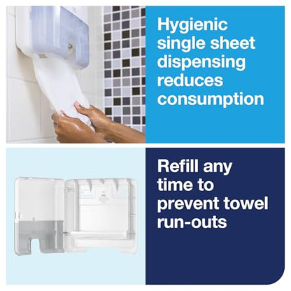 Tork Xpress Mini Multifold Hand Towel Dispenser White H2, 553120 - color: White
