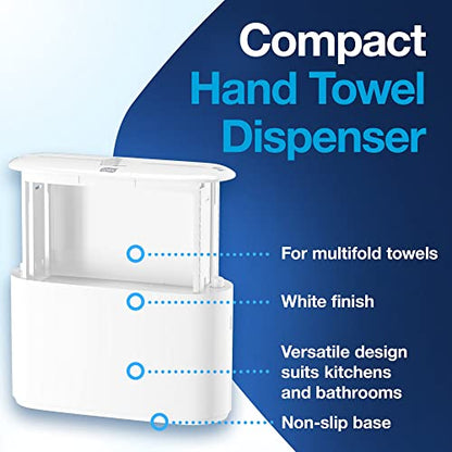 Tork Xpress Paper Towel Dispenser, H2/H23 Multifold Compatible, 302020 - color: White