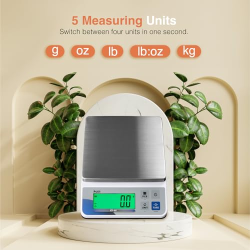 Polit Digital Kitchen Scale, Commercial Grade for Baking, 30lb/13kg