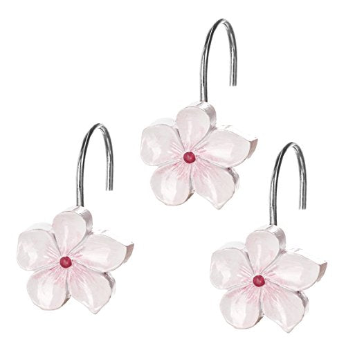Creative Scents Vanda Shower Curtain Hooks Decorative | Set of 12 - style: Shower Curtain Hooks