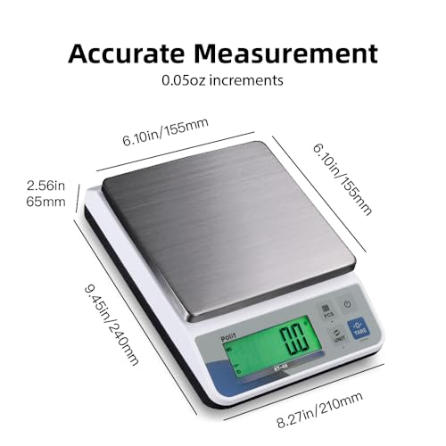 Polit Digital Kitchen Scale, Commercial Grade for Baking, 30lb/13kg