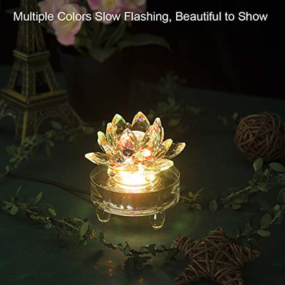 IFOLAINA Crystal LED Light Base for 3D Crystal Glass Art Display - color: R-Clear-Multicolor