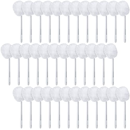 Zhehao 80 Pcs Toilet Bowl Brush, Soft Swab Toilet Mop Bulk