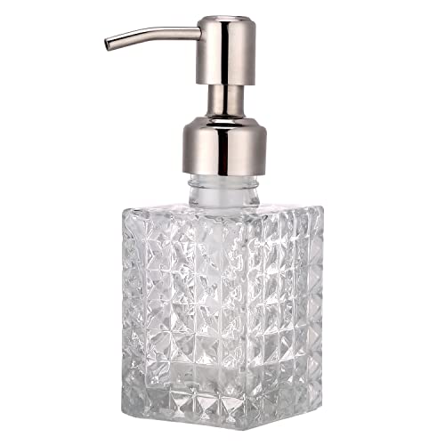 YunNasi Soap Dispenser with Pump, Clear Crystal Design, Refillable - color: Style 4
