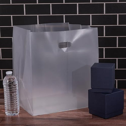 Prime Line Packaging Take Out Bags with Handles for Food, 13x10x15, 100 Ct - size: 13x10x15 Inch