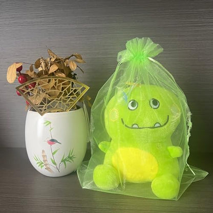 LYSXP 30PCS Organza Bags 10x14Inch,Large Sheer Organza Bags - color: Light Green